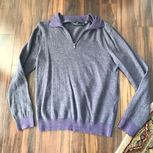 Men’s Bugatchi Sweatet Half Zip